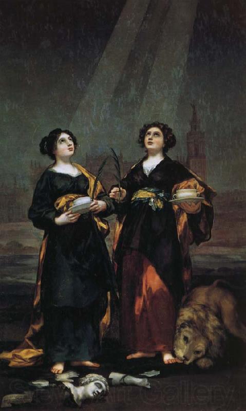 Francisco Goya Saints Justa and Rufina Spain oil painting art